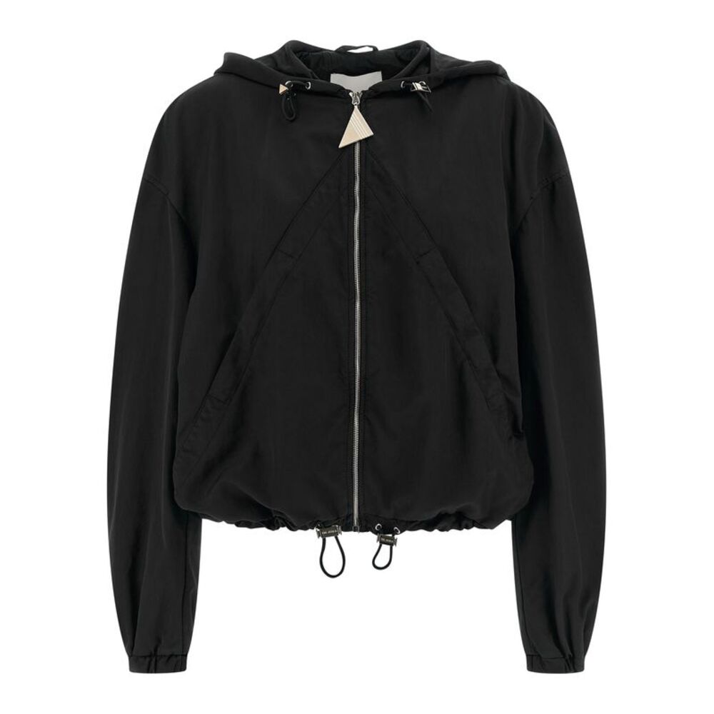 The Attico Black Polyester Women's Bomber